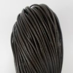 Rzemień skórzany brązowy grubość 3 mm - 1 m