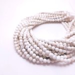 Magnezyt kulka matowa 6 mm - sznur