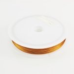 Linka jubilerska stalowa złota - 0,30 mm