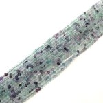 Fluoryt fasetowany 4 mm - sznur  