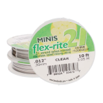 Linka stalowa jubilerska flex-rite Beadsmith 21 str. srebrna MINI - 0,30 mm 