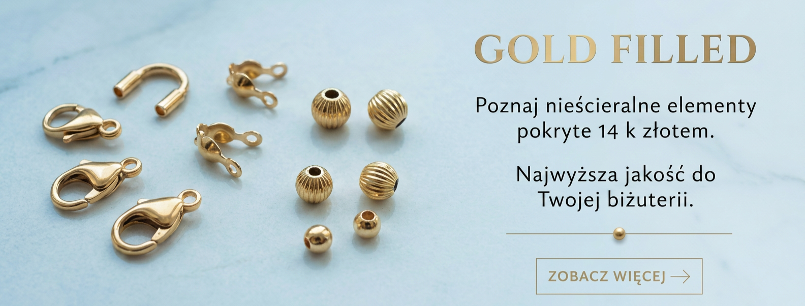 GOLD FILLED - nieścieralne elementy